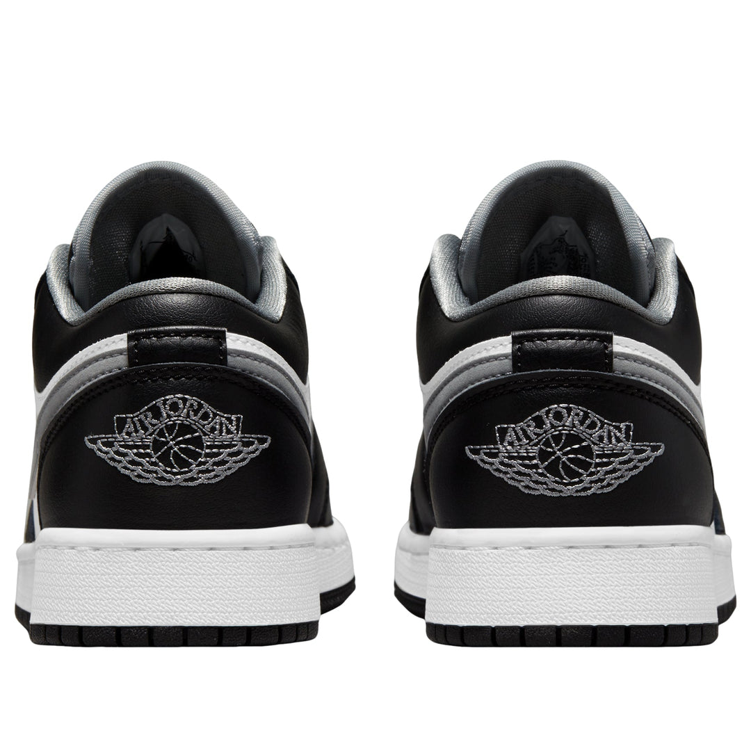 AIR JORDAN 1 LOW BLACK WHITE GREY GS
