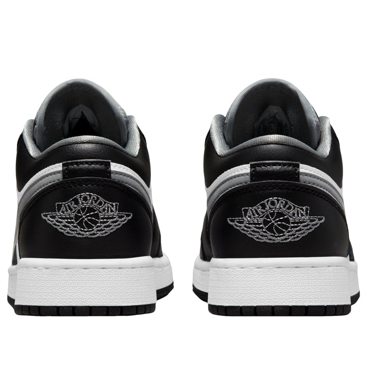 AIR JORDAN 1 LOW BLACK WHITE GREY GS
