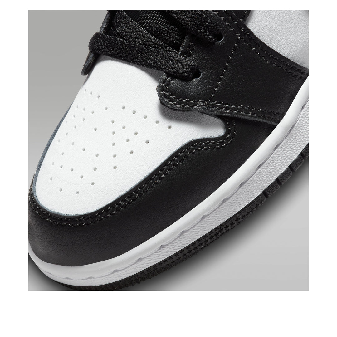AIR JORDAN 1 LOW BLACK WHITE GREY GS