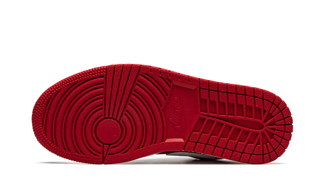 AIR JORDAN 1 LOW BLACK WHITE GYM RED WOMENS