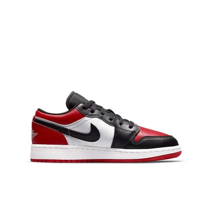 AIR JORDAN 1 LOW BRED TOE GS
