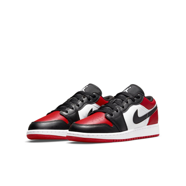 AIR JORDAN 1 LOW BRED TOE GS