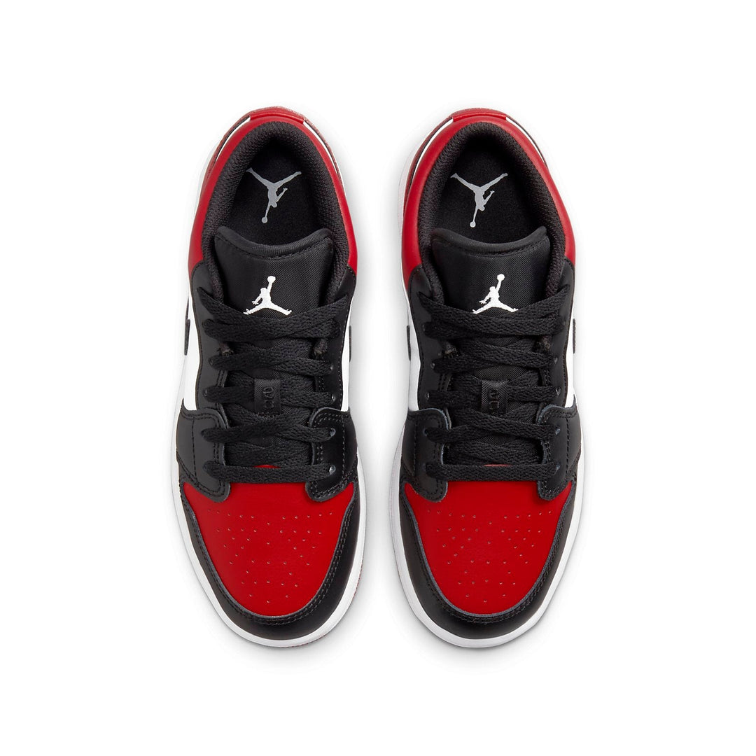 AIR JORDAN 1 LOW BRED TOE GS