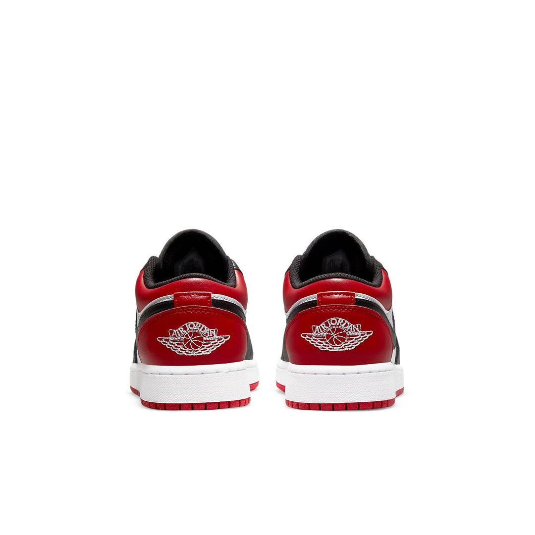 AIR JORDAN 1 LOW BRED TOE GS