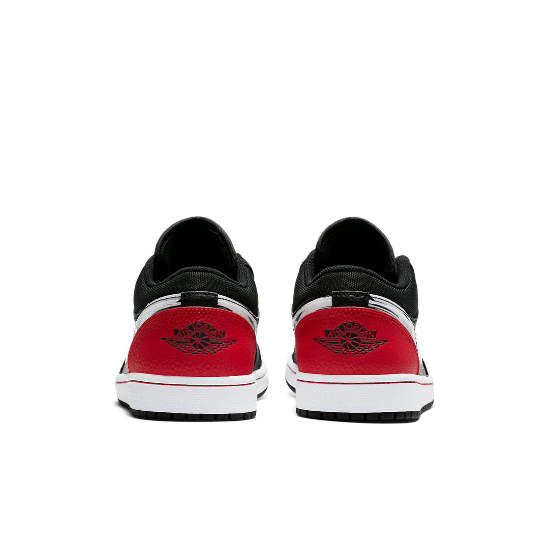 AIR JORDAN 1 LOW BRUSHSTROKE SWOOSH BLACK