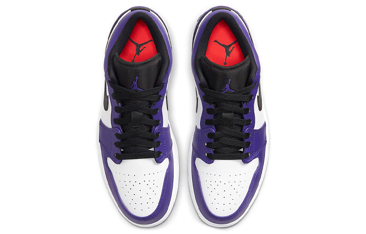 AIR JORDAN 1 LOW COURT PURPLE WHITE