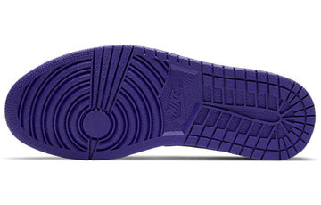 AIR JORDAN 1 LOW COURT PURPLE WHITE — Stock
