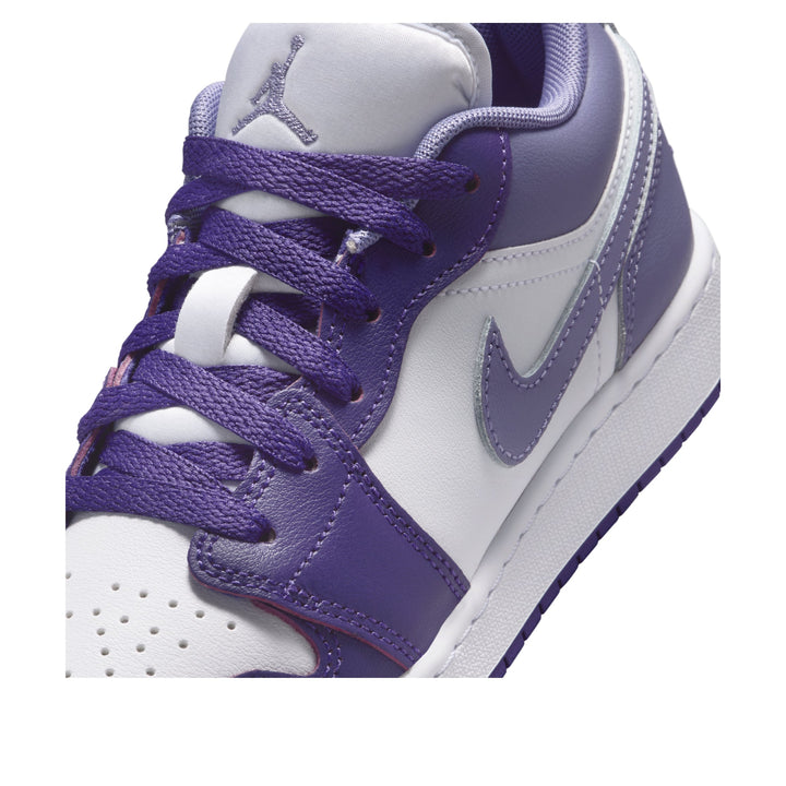 AIR JORDAN 1 LOW COURT PURPLE WHITE DUSTY AMETHYST GS