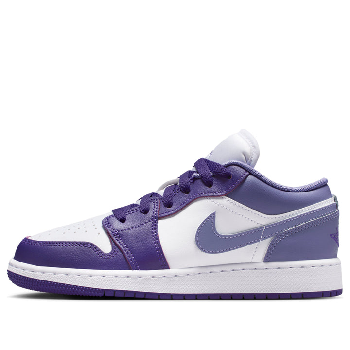 AIR JORDAN 1 LOW COURT PURPLE WHITE DUSTY AMETHYST GS