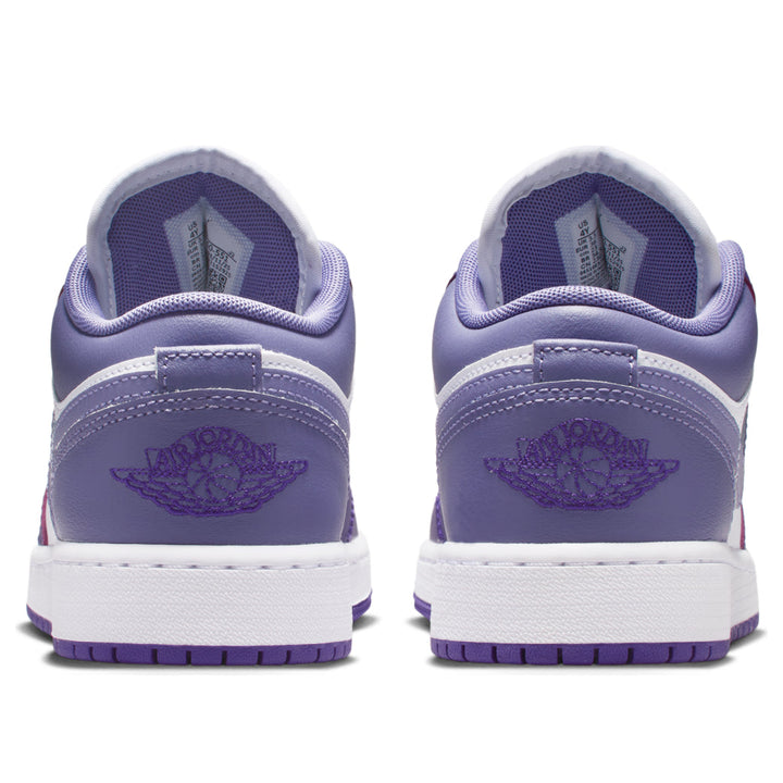 AIR JORDAN 1 LOW COURT PURPLE WHITE DUSTY AMETHYST GS