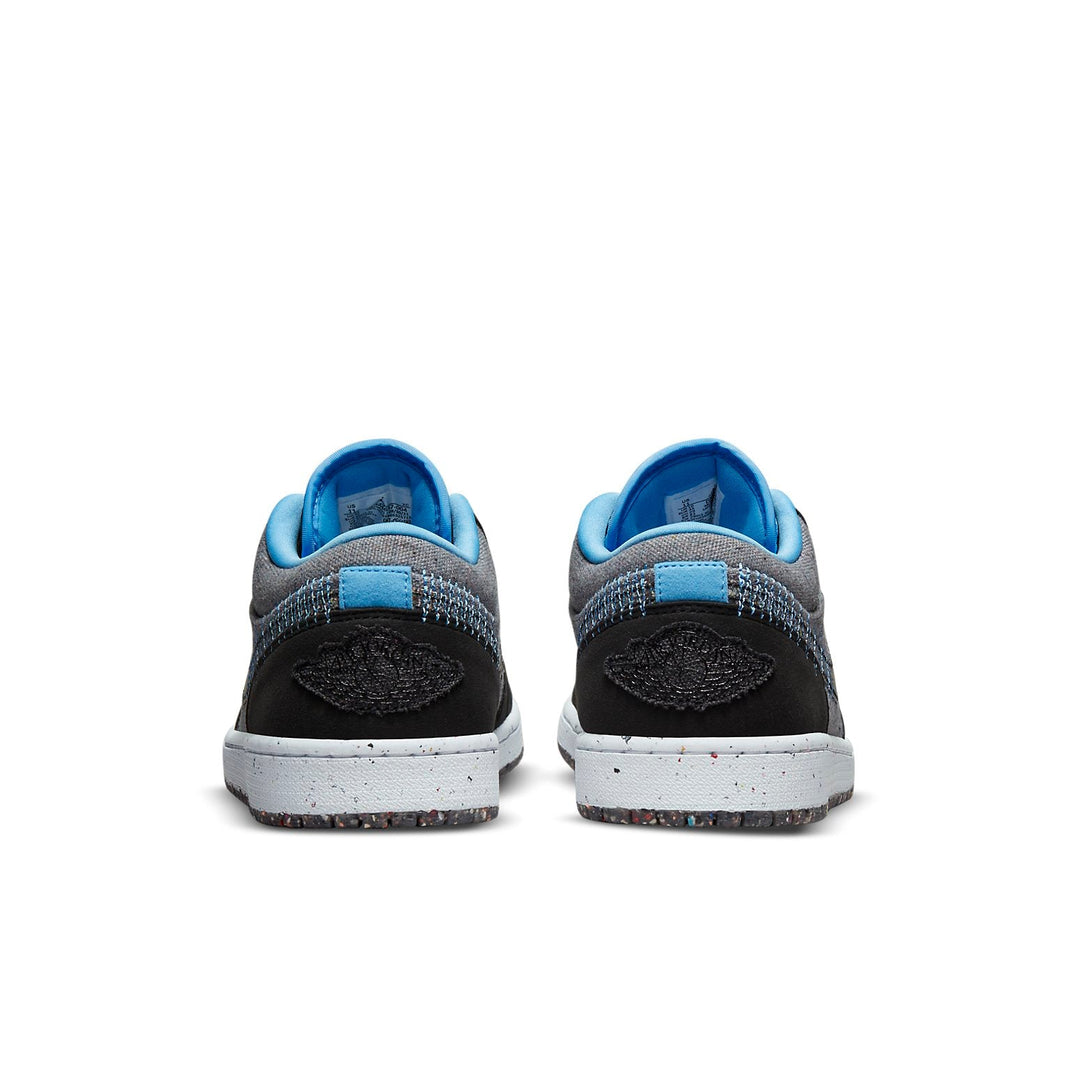 AIR JORDAN 1 LOW CRATER BLACK GREY BLUE