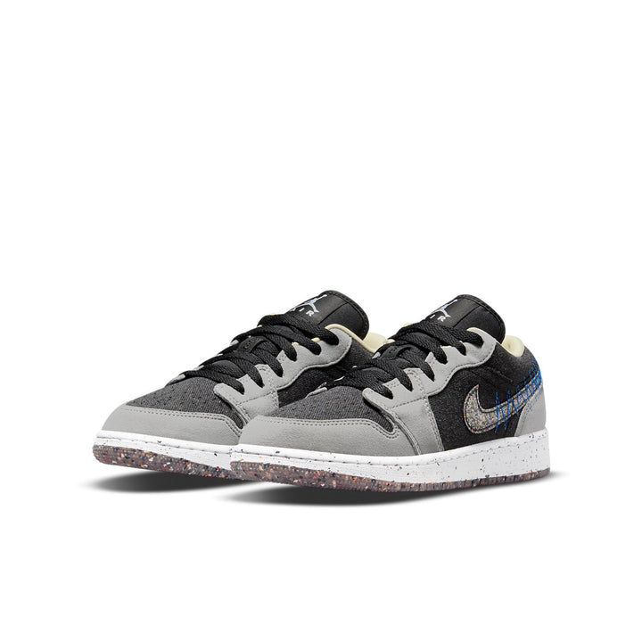 AIR JORDAN 1 LOW CRATER BLACK GREY GS