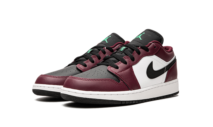 AIR JORDAN 1 LOW DARK BEETROOT ROMA GREEN GS