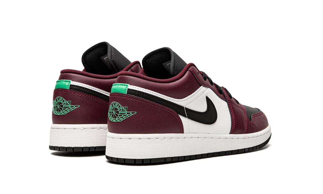 AIR JORDAN 1 LOW DARK BEETROOT ROMA GREEN GS