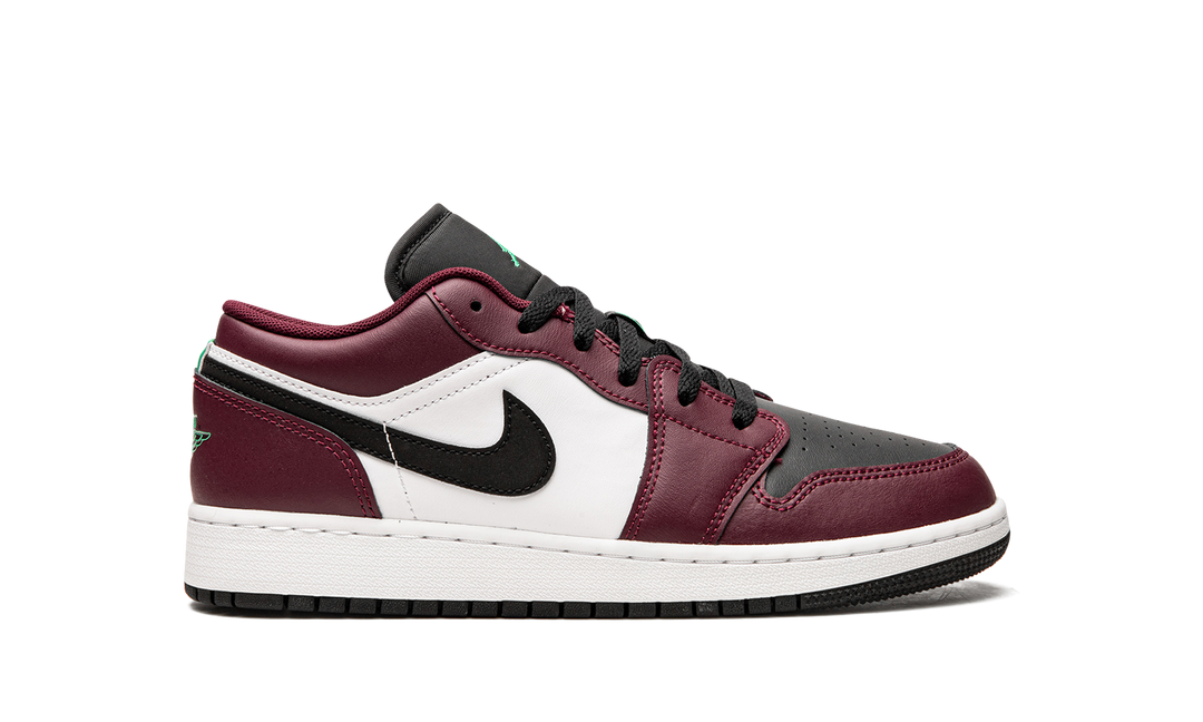 AIR JORDAN 1 LOW DARK BEETROOT ROMA GREEN GS