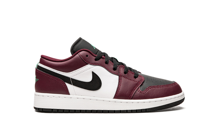 AIR JORDAN 1 LOW DARK BEETROOT ROMA GREEN GS