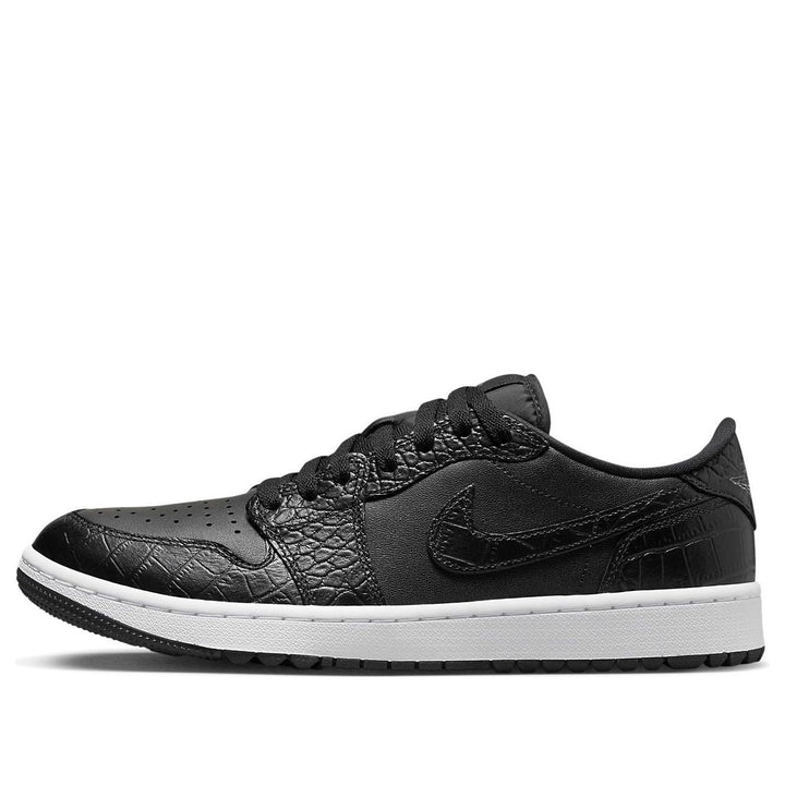 AIR JORDAN 1 LOW GOLF CROC BLACK