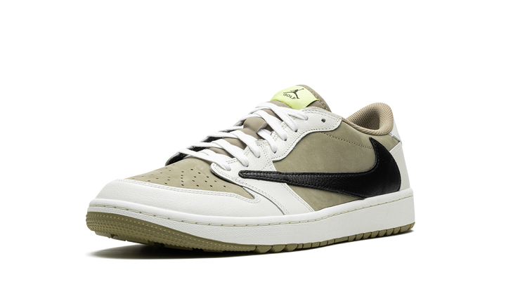 AIR JORDAN 1 LOW GOLF X TRAVIS SCOTT OLIVE BLACK