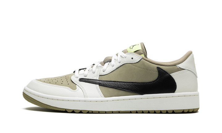 AIR JORDAN 1 LOW GOLF X TRAVIS SCOTT OLIVE BLACK