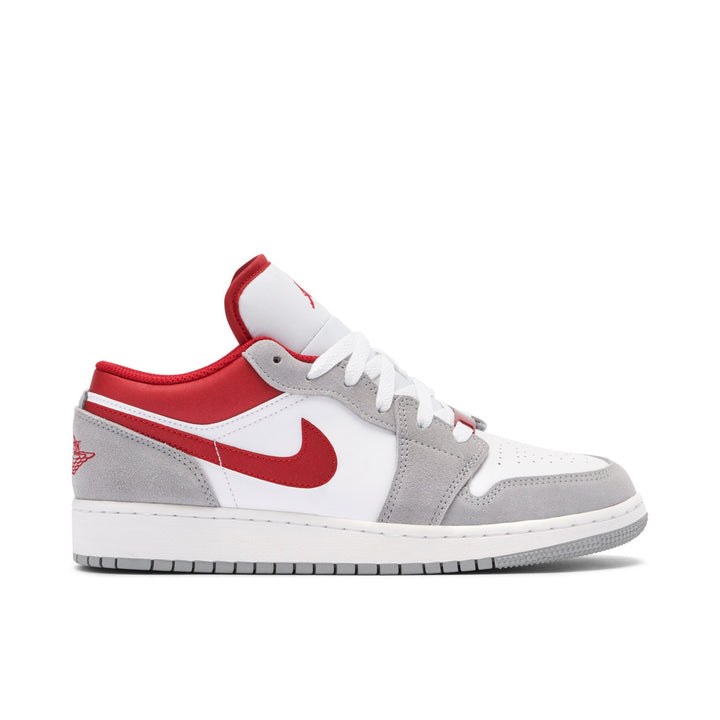 AIR JORDAN 1 LOW GREY RED GS