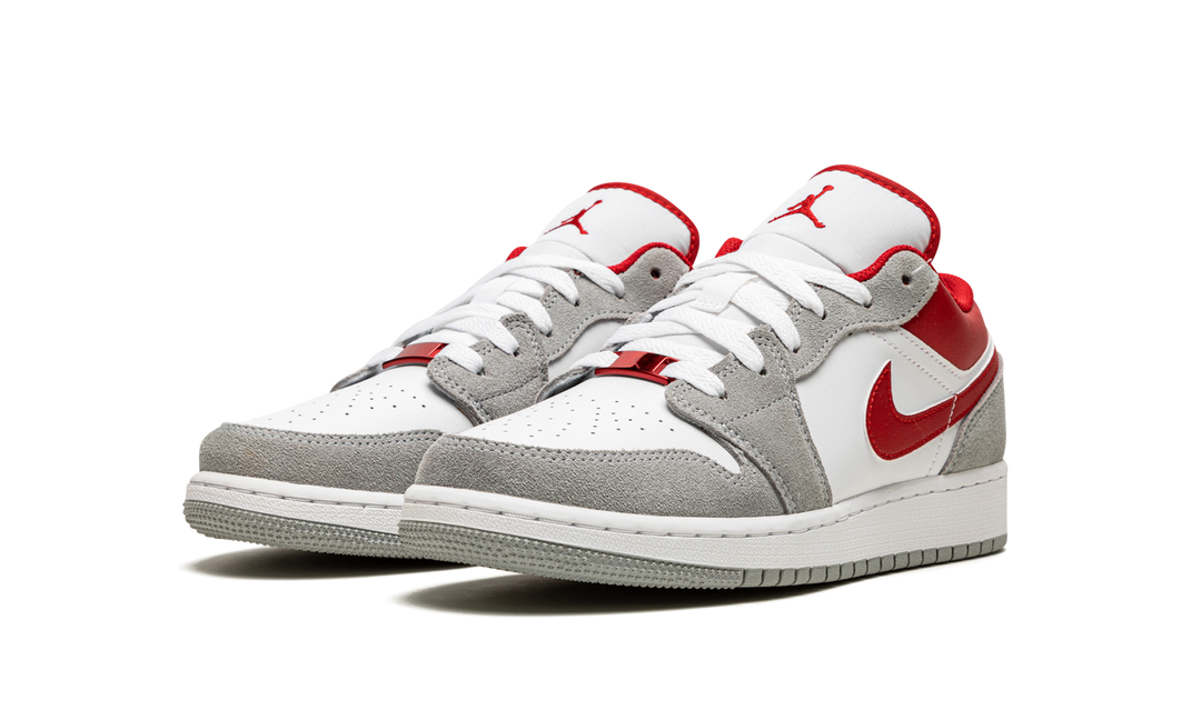 AIR JORDAN 1 LOW GREY RED GS