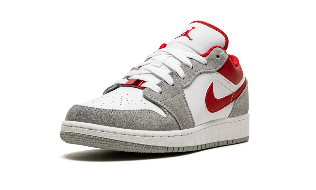 AIR JORDAN 1 LOW GREY RED GS