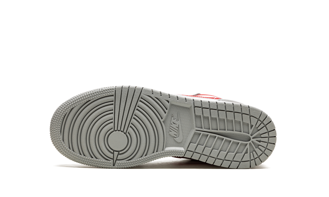 AIR JORDAN 1 LOW GREY RED GS