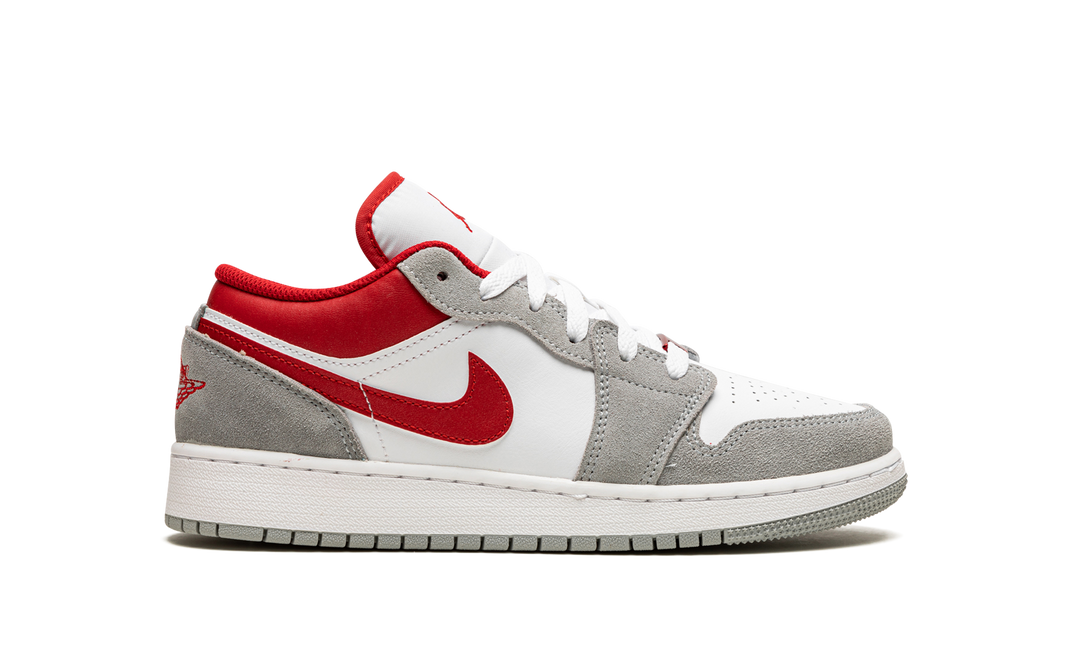 AIR JORDAN 1 LOW GREY RED GS