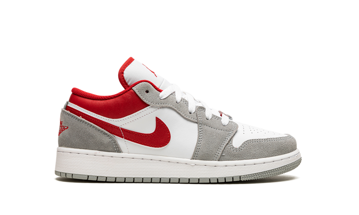 AIR JORDAN 1 LOW GREY RED GS