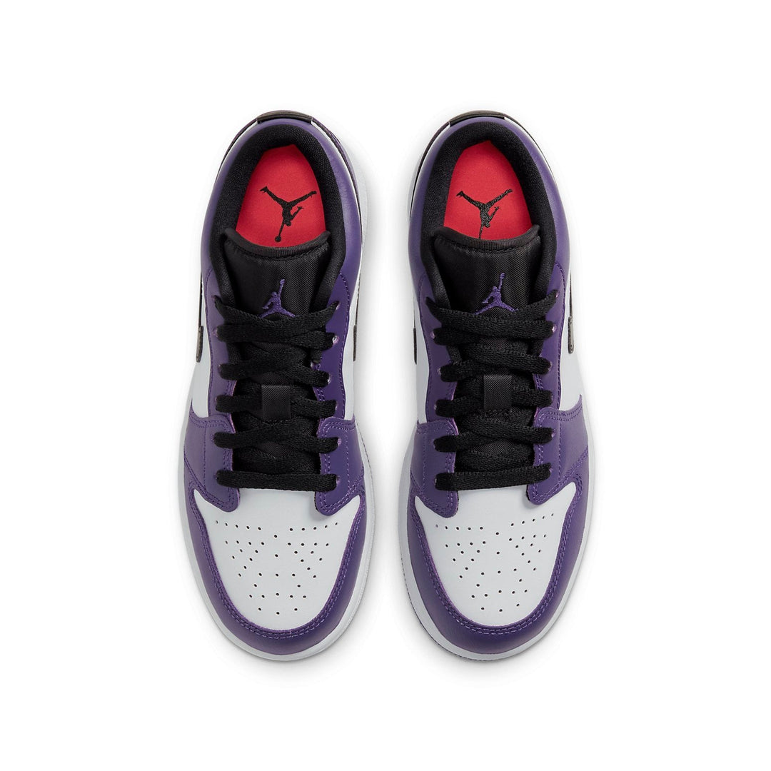 AIR JORDAN 1 LOW GS COURT PURPLE WHITE