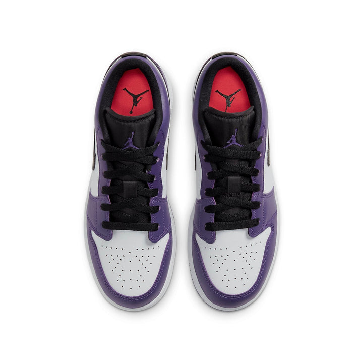AIR JORDAN 1 LOW GS COURT PURPLE WHITE