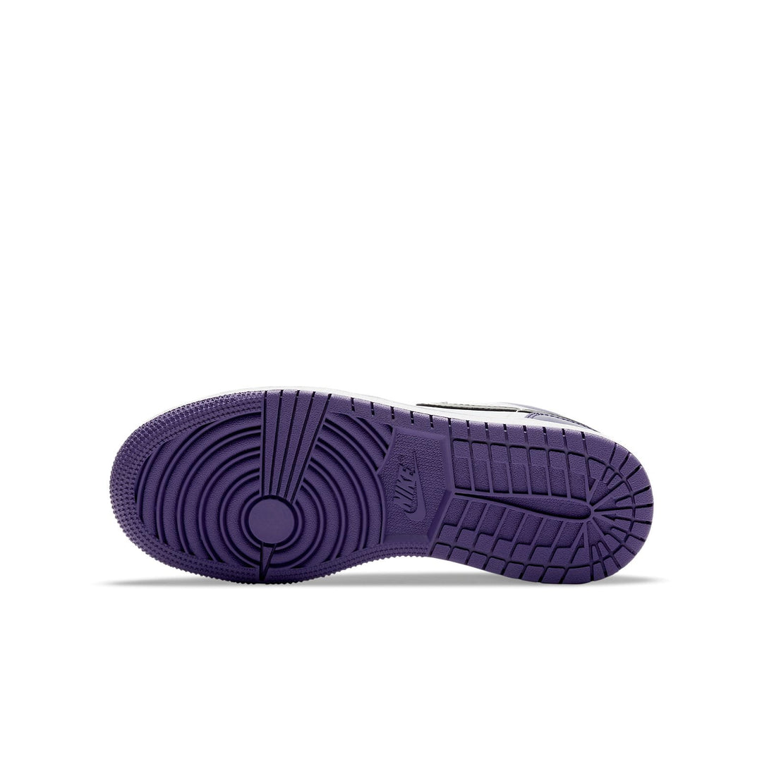 AIR JORDAN 1 LOW GS COURT PURPLE WHITE