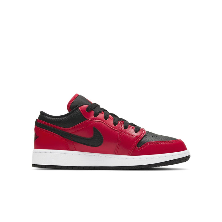 AIR JORDAN 1 LOW GYM RED BLACK PEBBLED GS