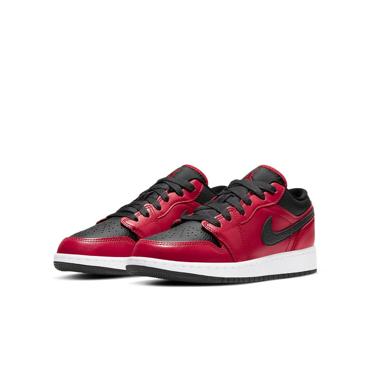 AIR JORDAN 1 LOW GYM RED BLACK PEBBLED GS