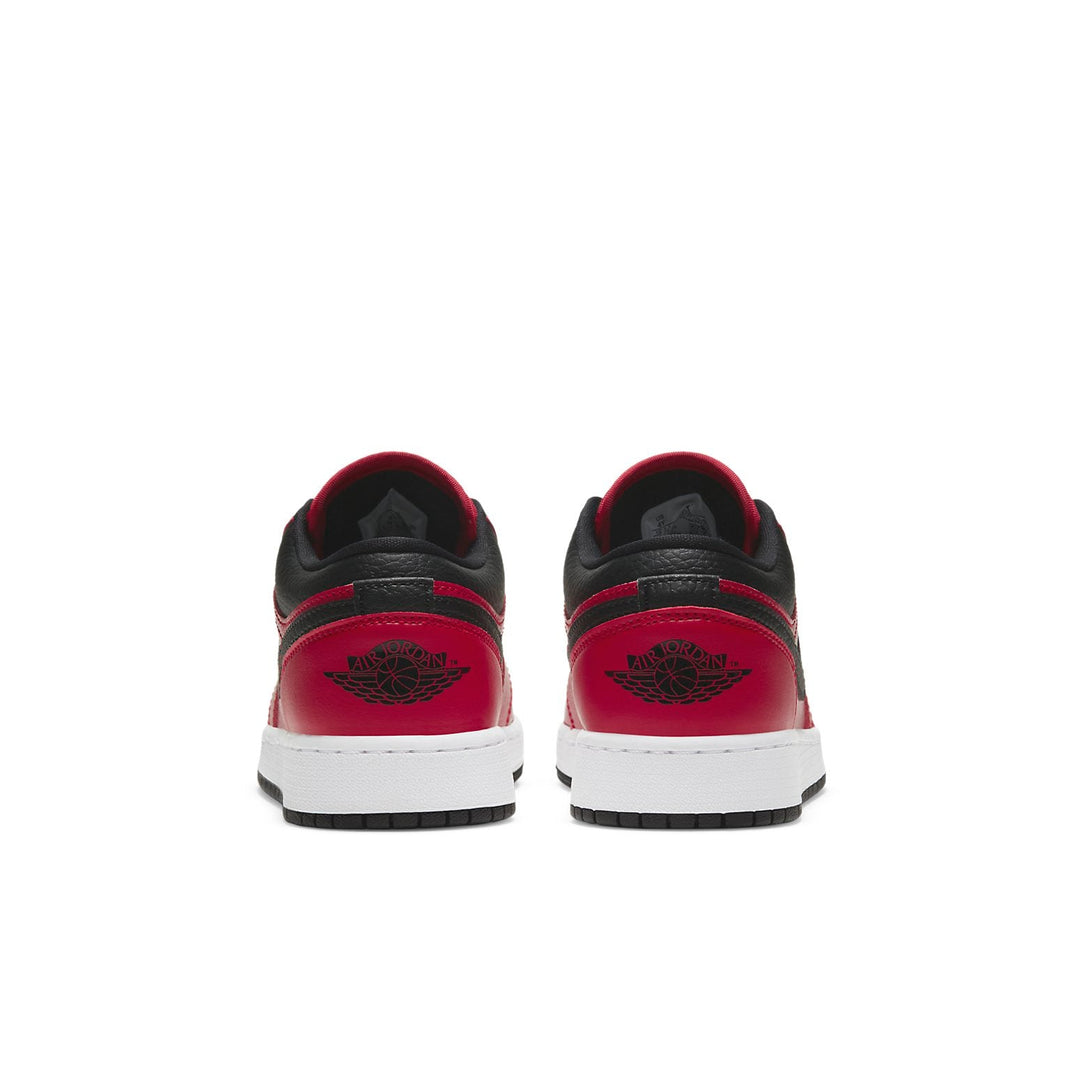 AIR JORDAN 1 LOW GYM RED BLACK PEBBLED GS