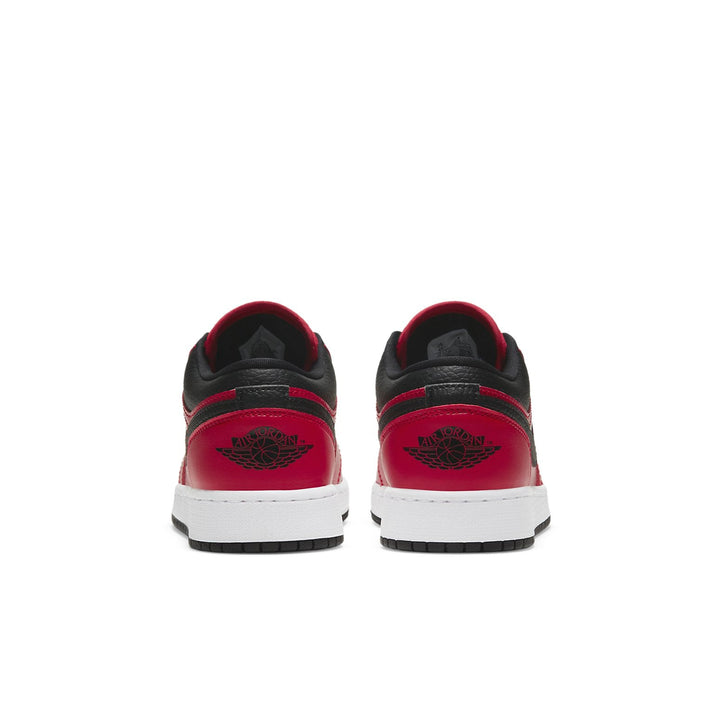 AIR JORDAN 1 LOW GYM RED BLACK PEBBLED GS