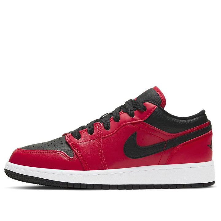 AIR JORDAN 1 LOW GYM RED BLACK PEBBLED GS