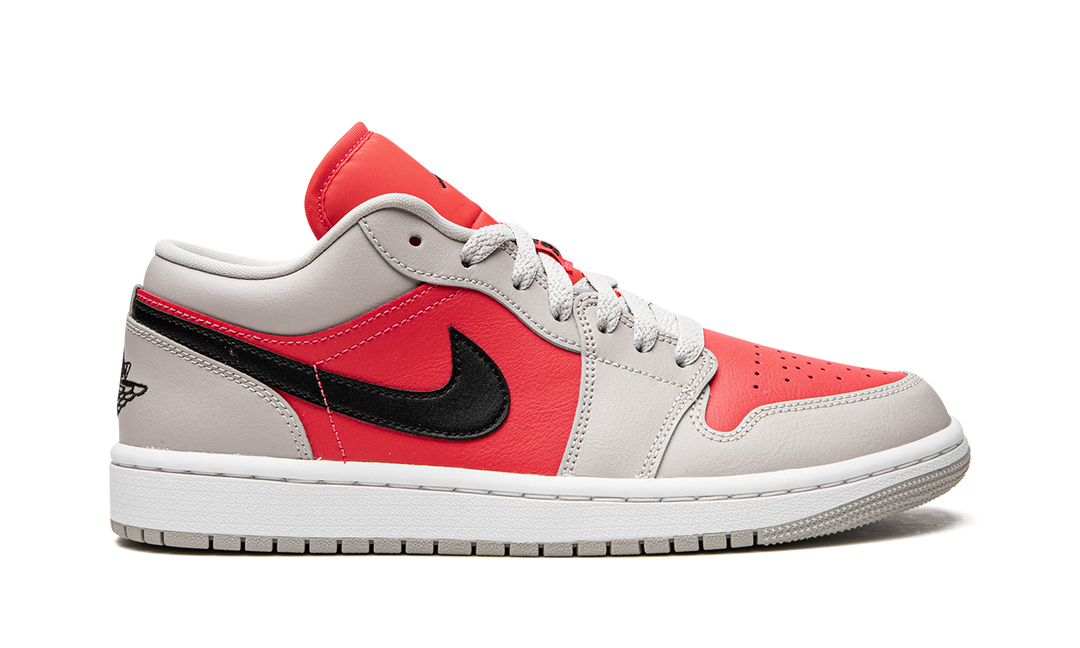 AIR JORDAN 1 LOW LIGHT IRON RED WOMENS