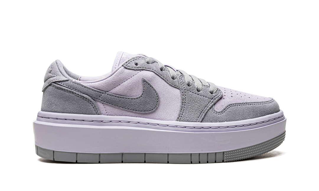 AIR JORDAN 1 LOW LV8D SUEDE STEALTH TITANIUM WOMENS