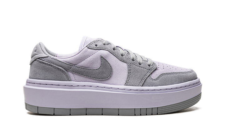 AIR JORDAN 1 LOW LV8D SUEDE STEALTH TITANIUM WOMENS