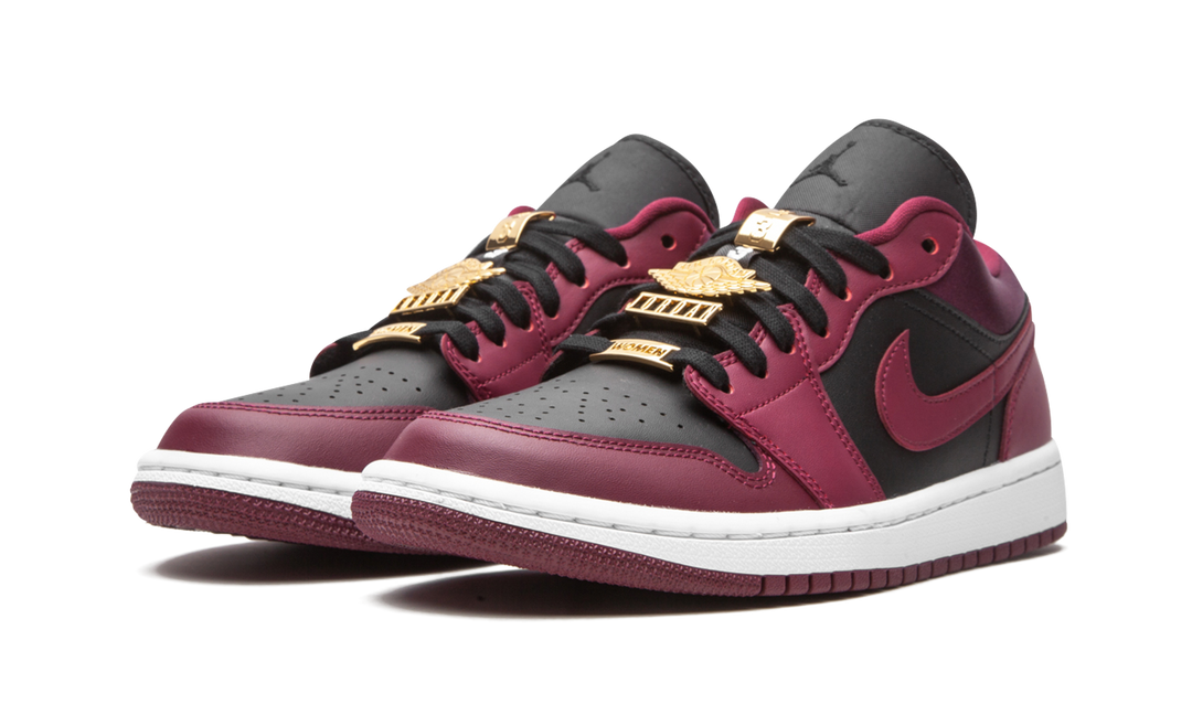 AIR JORDAN 1 LOW MAROON BLACK