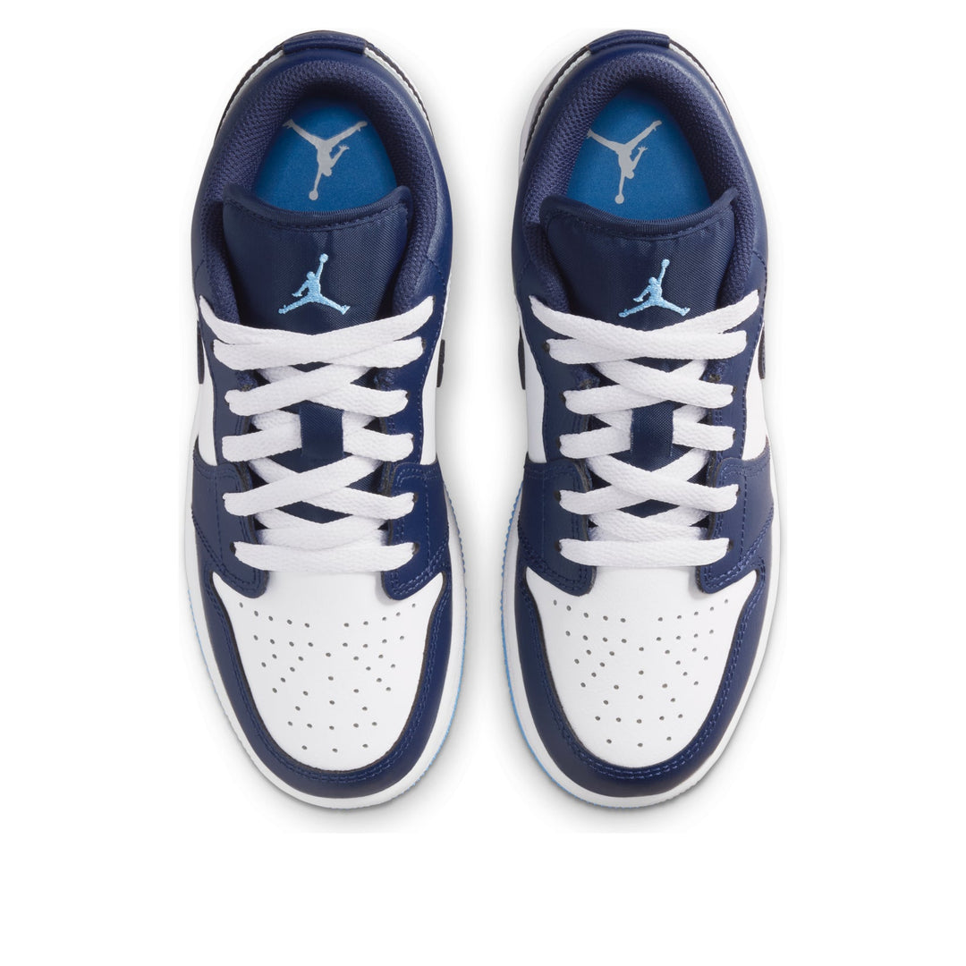 AIR JORDAN 1 LOW MIDNIGHT NAVY UNIVERSITY BLUE GS