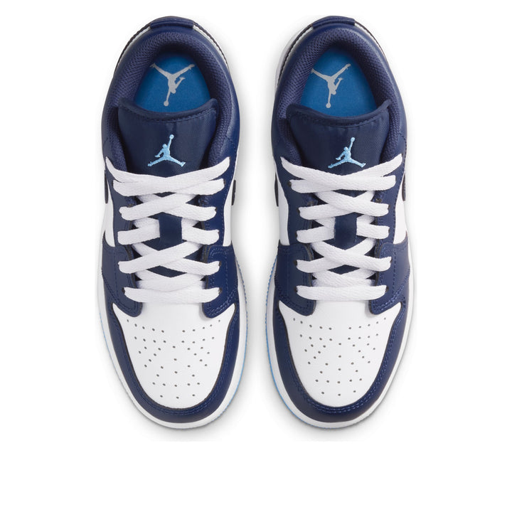 AIR JORDAN 1 LOW MIDNIGHT NAVY UNIVERSITY BLUE GS