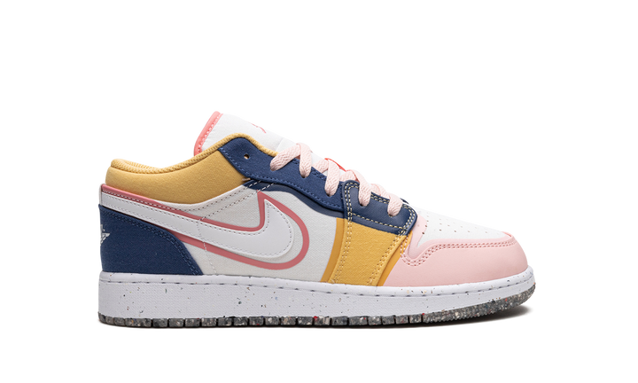 AIR JORDAN 1 LOW MULTI CANVAS GS