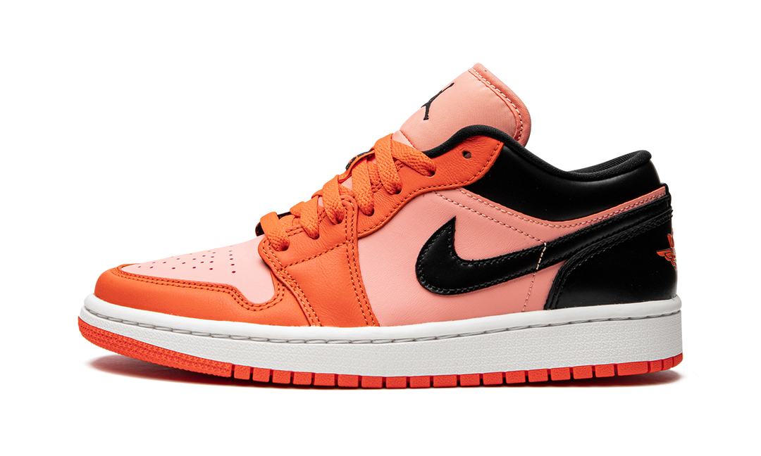 AIR JORDAN 1 LOW ORANGE BLACK WOMENS