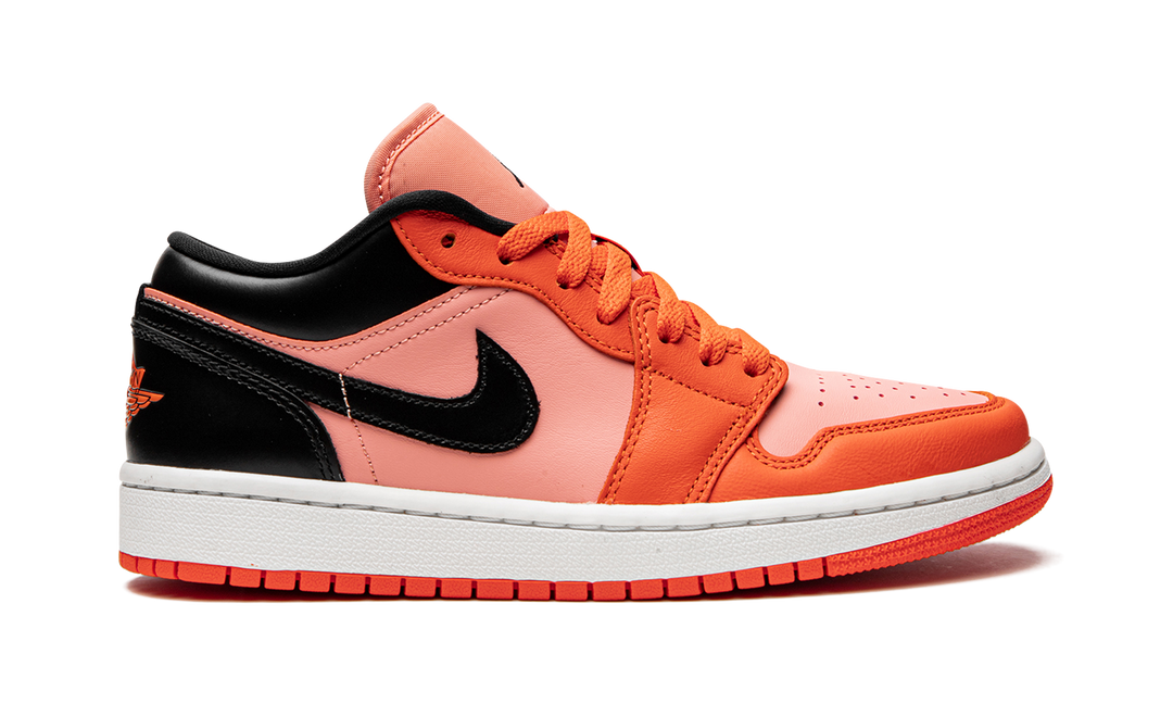 AIR JORDAN 1 LOW ORANGE BLACK WOMENS