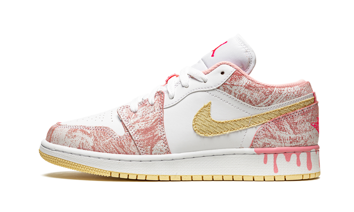 AIR JORDAN 1 LOW PAINT DRIP GS