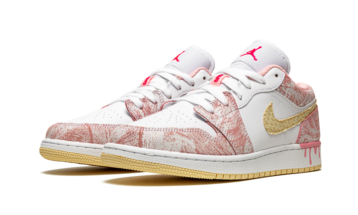 AIR JORDAN 1 LOW PAINT DRIP GS