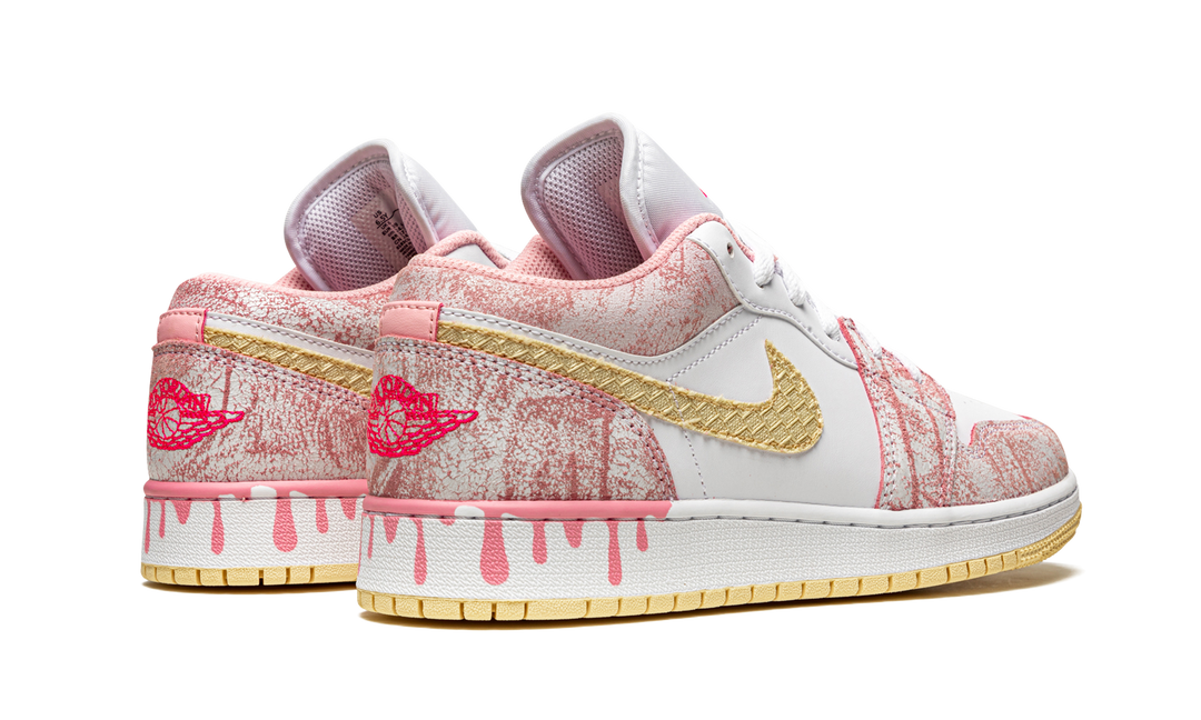 AIR JORDAN 1 LOW PAINT DRIP GS