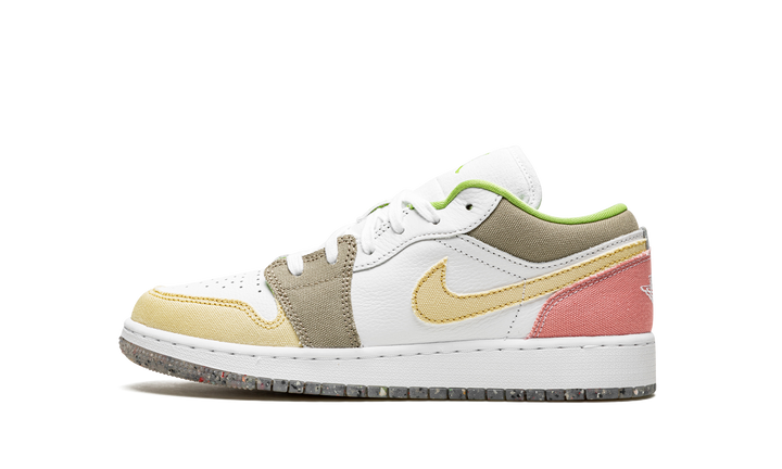 AIR JORDAN 1 LOW PASTEL PINK GREEN GS